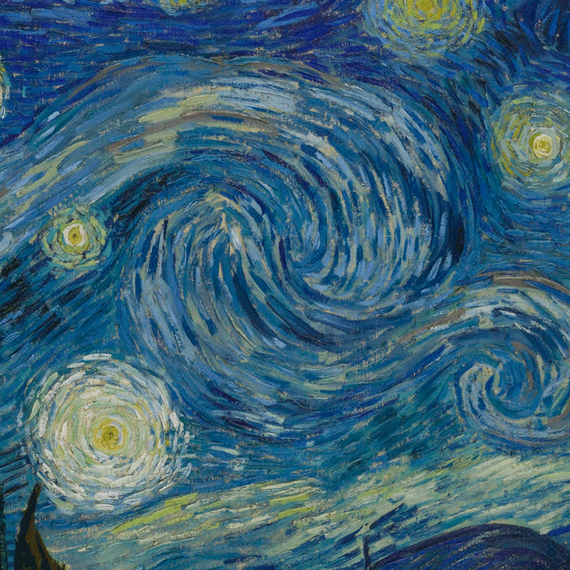 Starry Night (detail) - LONE QUIXOTE